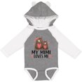 thumbnail image 3 of Inktastic My Mimi Loves Me Bear Boys or Girls Long Sleeve Baby Bodysuit, 3 of 5