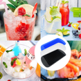 thumbnail image 5 of Bandeja de hielo de 3 uds, molde cuadrado pequeño de rejilla 160-azul + blanco translúcido + negro MFZFUKR CPB-US-CJZ144-4, 5 of 5