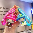 thumbnail image 4 of Llaveros Kawaii lindo Hello KT Llavero Anime Llavero con pulsera de PVC suave llavero accesorios mujeres, 4 of 4