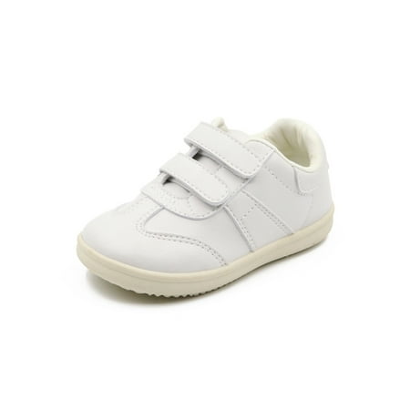 

Ritualay Children Casual Shoes Comfort Sneakers Non-Slip Flats Breathable Lightweight Walking Shoe Sport Running Fashion White Shoes 10C