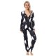 thumbnail image 1 of Pijama navideño Y2k para mujer, monos de manga larga con cuello en V y botones, ropa de dormir suave, ropa de dormir femenina, 1 of 4