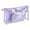 purple, variant on 3 Pcs Makeup Pouches for Purse Small Cosmetic Bags Set Travel Make up Bag Zipper Pouch Set Toiletry Pouch Bag for Women