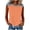 #0088-Orange, variant on Uootdi Womens Tank Tops Denim Patchwork Print Crew Neck Sleeveless Curved Hem Loose Fit Breathable Tops Casual Cami Tees Daily Street Style Wear Gift