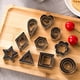 thumbnail image 3 of Juego de moldes para galletas geométricas pequeñas de arcilla para cortar pendientes, para hornear en la cocina, repostería y galletas. 30 piezas, 3 of 9