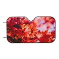 thumbnail image 7 of Balery Autumn Maple Leaves Print Car Windshield Sun Shade,Windshield Sunshade for Car Pickup Truck SUV Accessories-, 7 of 7