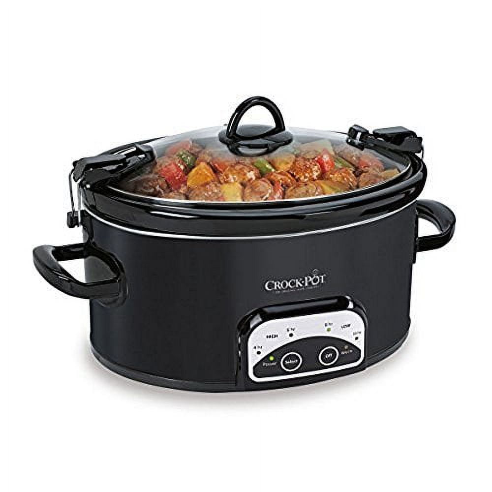 Courant 1.6 qt. Black Mini Slow Cooker with 3-Cooking Settings MCSC1524K974  - The Home Depot