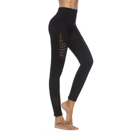 Women Shark Sports Pants Gym Yoga Seamless Pants Stretchy Tummy Control ...