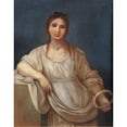 thumbnail image 3 of Guido Reni 15x18 Black Modern Framed Museum Art Print Titled - Portrait of Girl with a Crown (From 1640 Until 1642), 3 of 5