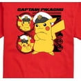 thumbnail image 3 of Pokémon - New Horizons - Captain Pikachu - Adult Short Sleeve T-Shirt, 3 of 5