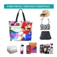 thumbnail image 6 of Saiise Mario Print Tote Bags for Women Travel Reusable Grocery Shopping Shoulder Handbag Go-to Everyday Bag for Work, 6 of 8