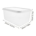 thumbnail image 2 of Raindrops Reusable Dough Proofing Bowl Pizza Dough Proofing Box Transparent PP 1 Set, 2 of 8