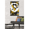 thumbnail image 2 of NHL Pittsburgh Penguins - Maximalist Logo 23 Wall Poster, 22.375" x 34", 2 of 5