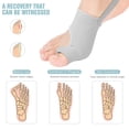 thumbnail image 2 of Toe Alignment Socks for Bunion Correction - Day & Night Wear, Comfortable & Breathable, Fits in All Shoes, Gentle Straightening, Beige, 2 of 6