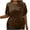 Coffee, variant on Women's Plus Size Tops Ruched Short Sleeve T Shirts Crew Neck Plain Tees Womens Casual Blouses