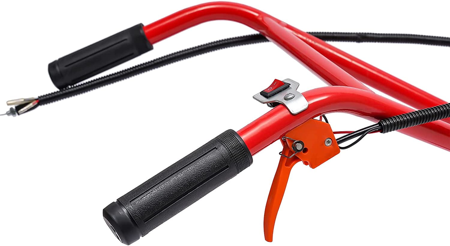 Aiqidi 2-Stroke 49CC Hand Push Lawn Mower 1.8KW Gasoline Mower Outdoor Gas-powered Lawn Cutter Trimmer Weeding Garden Tool