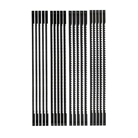 

20PCS Carbon Steel Scroll Saw Blade Hand saw blade Woodworking Tool 10T15T18T24T