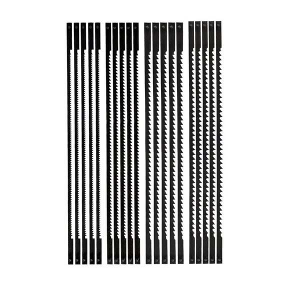 20PCS Carbon Steel Scroll Saw Blade Hand saw blade Woodworking Tool 10T15T18T24T
