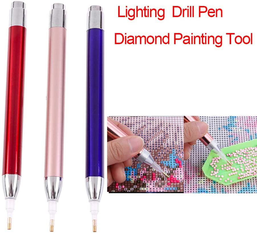 5D Diamond Painting Tool Lighting Point Drill Pen Sewing DIY Craft Accessories 