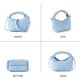 thumbnail image 2 of LHSHID Women Woven Tote Small Crossbody Bag, Weave Quilted Purse Square Shoulder Bag Woven Handbag with Detachable Strap, 2 of 7