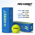 thumbnail image 2 of Pelotas De Padel Tenis - Pro Hornet Padel Sin Presión - para Profesionales y Entrenamientos (6 Bolas), 2 of 7