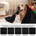 thumbnail image 7 of Fleece Blanket Soft Lightweight Microfiber Plush Flannel Throw Blankets for Couch Sofa Bed, Black Queen, 7 of 7
