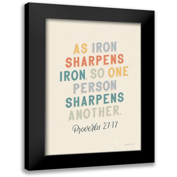 Thorns, Becky 11x14 Black Modern Framed Museum Art Print Titled - Bible Saying III