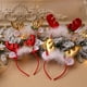 thumbnail image 4 of Diadema de Navidad para niños y adultos, diadema de Papá Noel, árbol, astas de alce, orejas de elfo de reno, decoraciones para fiesta de navidad, 4 of 4