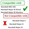 thumbnail image 5 of Convient pour la Housse de Casque MAJORIII Marshall 3ème Génération, 5 of 5