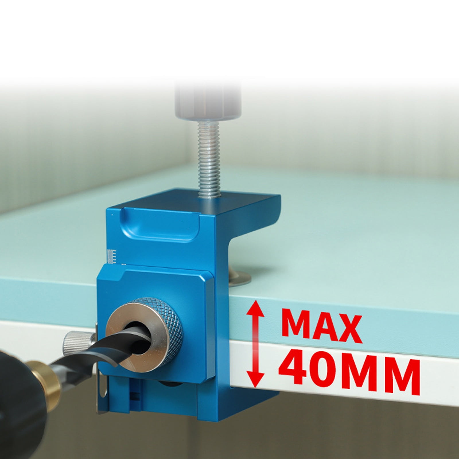 Cabinet Door Drilling Positioner Installation Jigs Clamp Adjustable Hole Puncher Tool For Precise Cabinet Installation