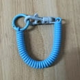 thumbnail image 6 of Retractable Coil Elastic Keychain Retractable Spring Coiled Stretchy Keychain Spring Keychain, Stretchy Spirals Keyring, 6 of 20