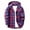 Purple, variant on LEKWK Men's Hooded Flannel Shirt Jacket Plaid Button Down Shacket with Chest Pocket, Long Sleeve Casual Layering Top for Outdoor Work Camping Travel Daily Wear Purple XXL