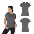 thumbnail image 2 of Playera Cuello Redondo YAZBEK Gris Talla Grande 100% Poliéster, 2 of 3