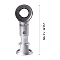 thumbnail image 3 of Portable Bladeless Handheld Fan, Rechargeable 2000mAh Battery Operated Fan with 3 Speed Settings, Personal Mini Desk Fan with Base for Home Office Travel, USB Charging Small Cooling Fan, 3 of 7