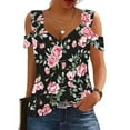 thumbnail image 4 of Cilsoka My Orders Placed Shirts for Women Sexy Casual Womens Tops Black And White Stripe Active Tank Tops for Women Plus Size White Blouses for Women Dressy Casual Plus Size, 4 of 5
