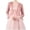 Pink, variant on Tanghaowl Summer Cardigan Women's Dress Lace Shoulder Yarn Multicolor Everyday Cardigan with Trumpet Sleeves Light Pink One Size