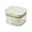 🍒 White_Base#6270, variant on Food Storage Container with Draining Insert Airtight 4-Compartment Fresh Keeping Box for Fruits and Vegetables