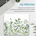 thumbnail image 3 of Plant Mouse Pad Green White Mousepad Square Cute Watercolor Botanical Leaf Floral Desk Accessories Mat Aesthetic Washable Personalized Custom Computer Wireless Office Home Laptop Travel Gaming Rubber, 3 of 5