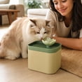 thumbnail image 7 of 1.5L Pet Water Fountain with Ceramic Spout, Ultra Quiet ABS Automatic Circulation Filter Dispenser for Cats and Dogs, USB Powered with Replaceable Filter, Easy to Refill and Clean, 7 of 7