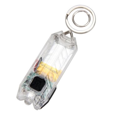 Porte-clés de Randonnée 45 Lumens Portable Mini Rechargeable USB LED Porte-Clés Lumière Extérieur Camping Lampe de Poche Accessoires