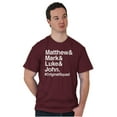 thumbnail image 5 of Matthew Mark Luke John Squad Men's Graphic T Shirt Tees Brisco Brands S, 5 of 6