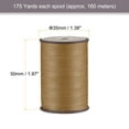 thumbnail image 2 of Unique Bargains Pastel Brown Polyester Waxed Thread, 175 Yards, 2 of 5
