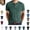 Green, variant on Mfakffe Mens T-shirts Round Neck Comfortable Sport Short Sleeve Breathable Henry Collar Design Solid Color Underwear Top