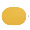 thumbnail image 6 of Unique Bargains 4pcs Faux Leather Placemats Yellow 17.5"x12.8", 6 of 6