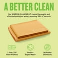 thumbnail image 4 of (4 pack) E-Cloth Window Cleaning Kit, Resuable Eco-Friendly Glass Cleaner with Just Water, 4 of 6