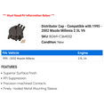 thumbnail image 2 of Distributor Cap - Compatible with 1995 - 2002 Mazda Millenia 2.5L V6 1996 1997 1998 1999 2000 2001, 2 of 2