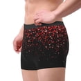 thumbnail image 2 of Uemuo Red Glitter1 Pattern Men's Boxer Briefs,Trunk Anti-Chafing,Comfortable, Durable, and Stylish Underwear-Small, 2 of 9