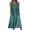 Z1#Sky Blue599, variant on Puliio Summer Dresses for Women Sleeveless V Neck Floral Print Loose Casual Midi Dress with Pockets