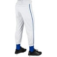 thumbnail image 3 of Champro Triple Crown Classic W/ Braid Mens Baseball Pants, White/Royal, 2X-Large, 3 of 7