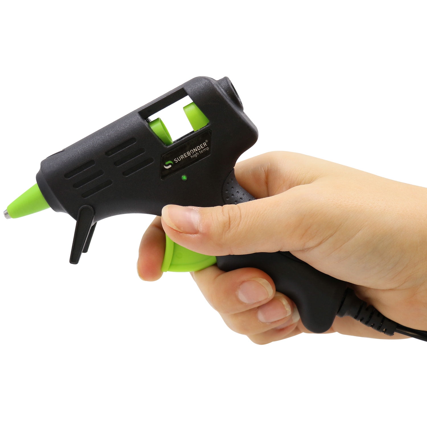 Surebonder GM-160 Compact Mini Size High-Temperature Hot Glue Gun - Ideal for Crafting and DIY Projects - Black