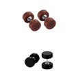 thumbnail image 1 of Pendientes de tornillo para hombre jinwen 2 Pares Joyas Góticas Punk, 1 of 8
